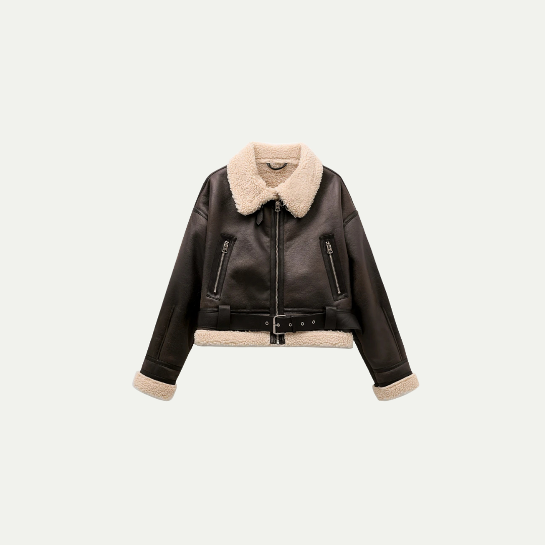 ÉLARA SHEARLING JACKET